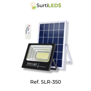 Reflector LED Solar con Panel Solar Luz Blanca 6500K – Ref SLR-350