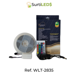 Kit Cinta LED 5 Metros 2835 RGB Multicolor Decoración – Ref WLT-2835