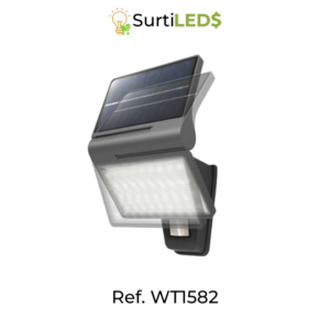 Lámpara Solar LED con Sensor de Movimiento Exterior – Ref WT1582