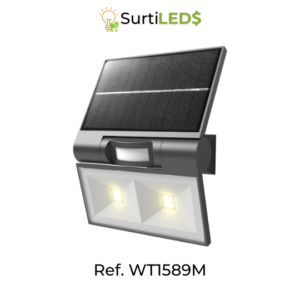 Lámpara Solar LED con Sensor de Movimiento Exterior – Ref WT1589M