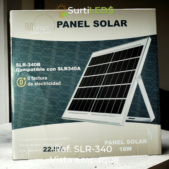 Reflector LED Solar 1700 Lúmenes Exterior – Ref SLR-340 - Imagen 6