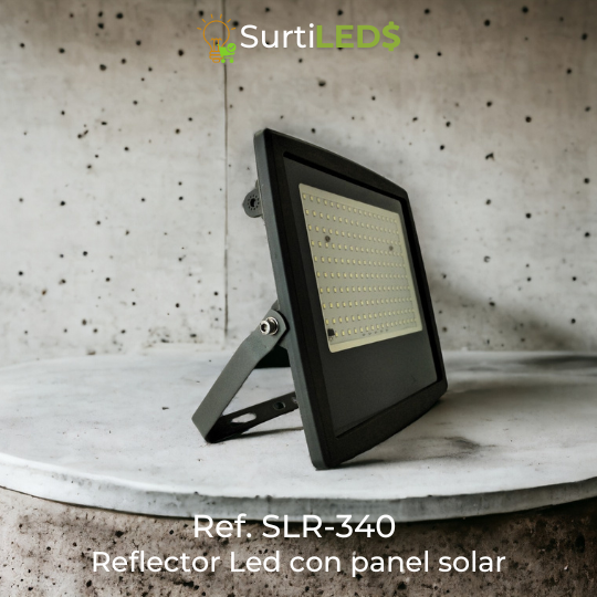 Reflector LED Solar 1700 Lúmenes Exterior – Ref SLR-340 - Imagen 3