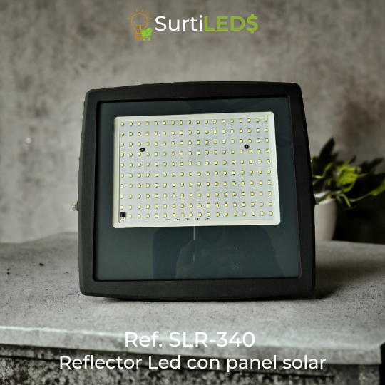 Reflector LED Solar 1700 Lúmenes Exterior – Ref SLR-340 - Imagen 2