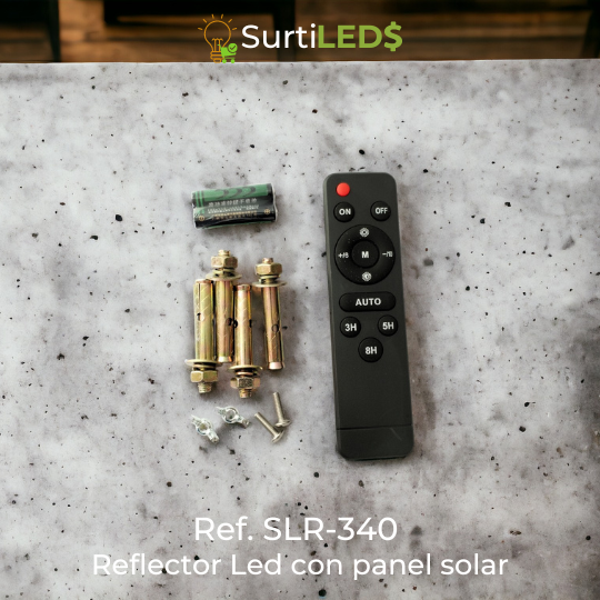 Reflector LED Solar 1700 Lúmenes Exterior – Ref SLR-340 - Imagen 5