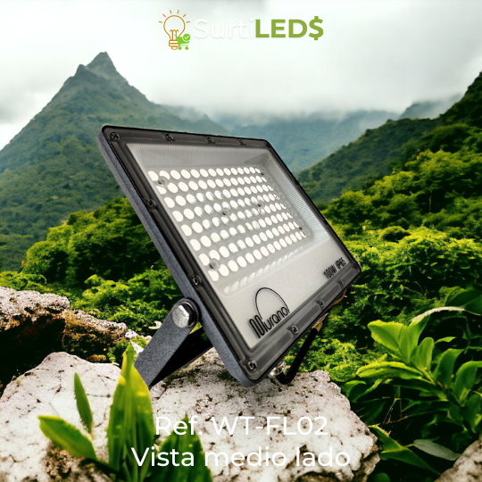 Reflector LED Slim De Lentes Luz Blanca 6500K Exterior - Diferentes Watts– Ref WT-FL02 - Imagen 12