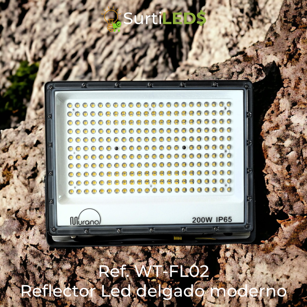 Reflector LED Slim De Lentes Luz Blanca 6500K Exterior - Diferentes Watts– Ref WT-FL02 - Imagen 16