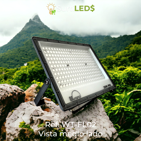 Reflector LED Slim De Lentes Luz Blanca 6500K Exterior - Diferentes Watts– Ref WT-FL02 - Imagen 17