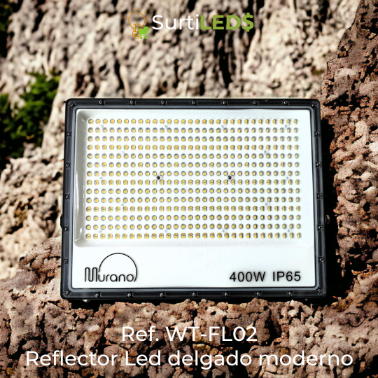 Reflector LED Slim De Lentes Luz Blanca 6500K Exterior - Diferentes Watts– Ref WT-FL02 - Imagen 24