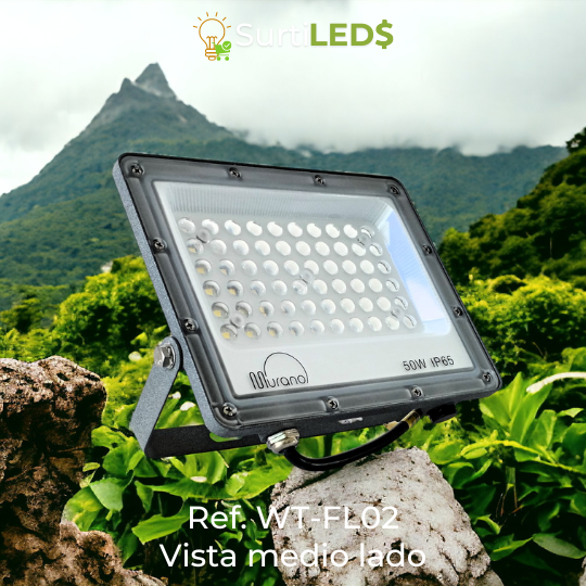 Reflector LED Slim De Lentes Luz Blanca 6500K Exterior - Diferentes Watts– Ref WT-FL02 - Imagen 8