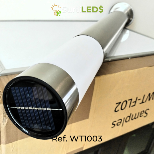 Lámpara Solar LED para Senderos con Pedestal – Ref WT1003 - Imagen 2