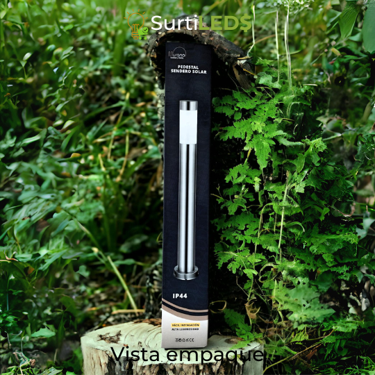 Lámpara Solar LED para Senderos con Pedestal – Ref WT1003 - Imagen 4