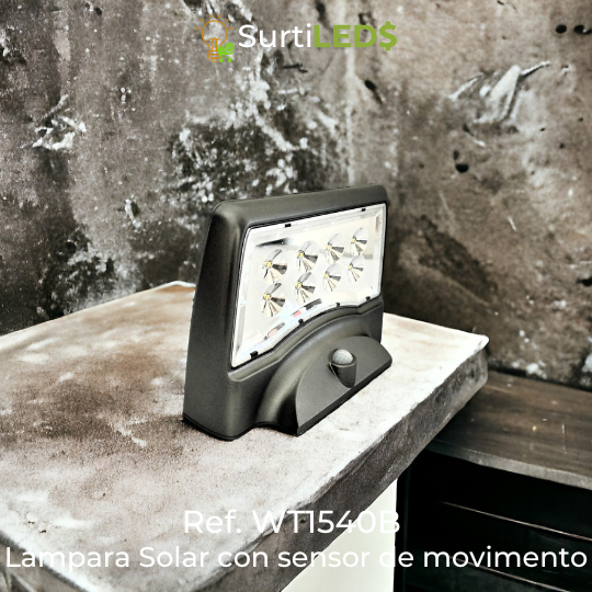 Lámpara Solar LED con Sensor de Movimiento Exterior – Ref WT1540B - Imagen 5