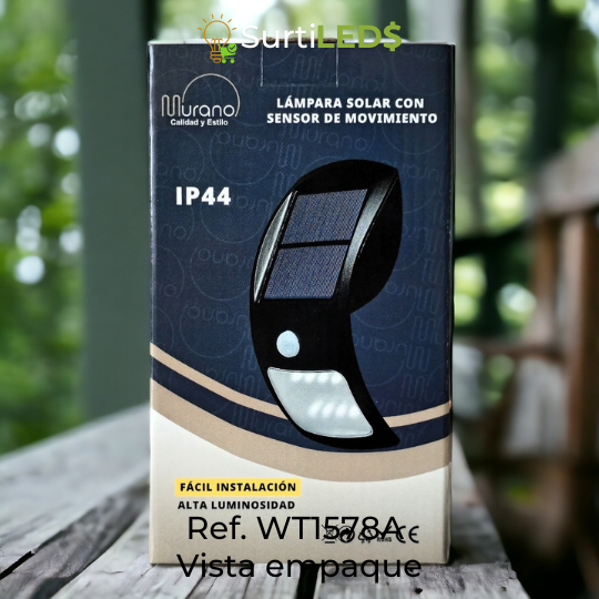 Lámpara Solar LED con Sensor de Movimiento Exterior – Ref WT1578A - Imagen 7