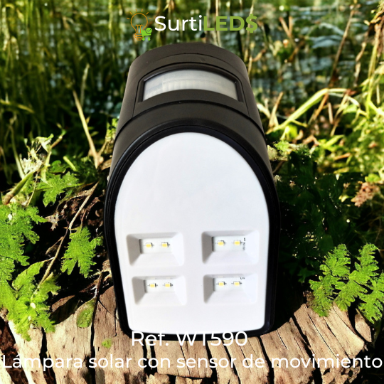 Lámpara Solar LED con Sensor de Movimiento Exterior – Ref WT1590 - Imagen 5