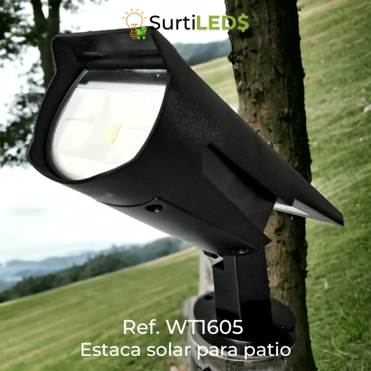 Estaca Solar LED para Jardín o Patio – Ref WT1605 - Imagen 2