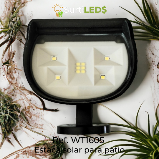 Estaca Solar LED para Jardín o Patio – Ref WT1605 - Imagen 3