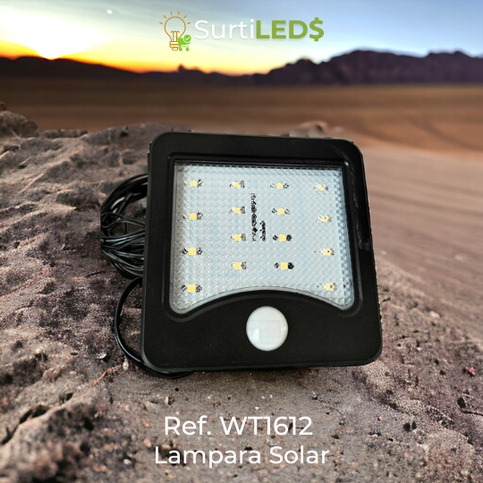 Lámpara Solar LED Exterior – Ref WT1612 - Imagen 2