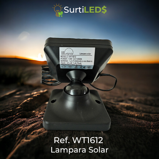 Lámpara Solar LED Exterior – Ref WT1612 - Imagen 5